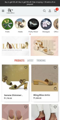 Mobile page screenshot
