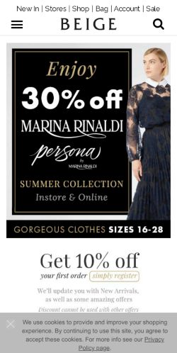 Mobile page screenshot