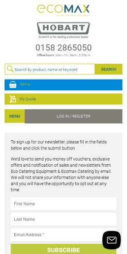 Mobile page screenshot