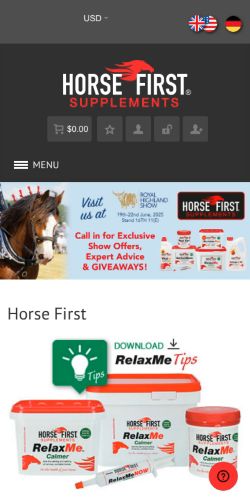 Mobile page screenshot