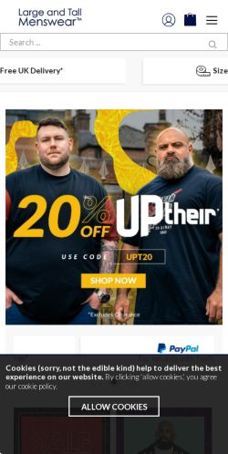 Mobile page screenshot