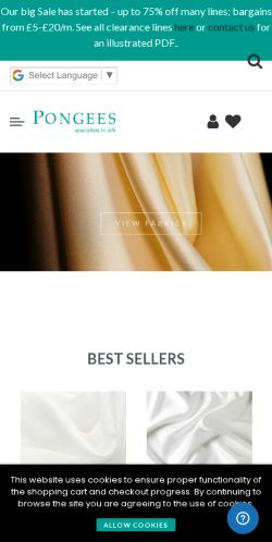 Mobile page screenshot