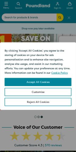 Mobile page screenshot