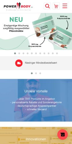 Mobile page screenshot