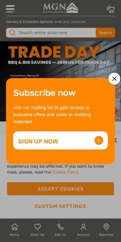 Mobile page screenshot