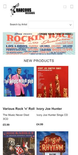 Mobile page screenshot