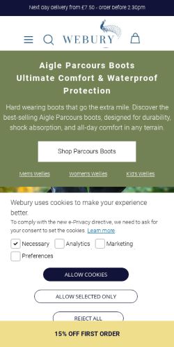 Mobile page screenshot