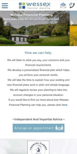 Mobile page screenshot