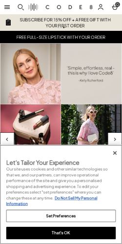 Mobile page screenshot