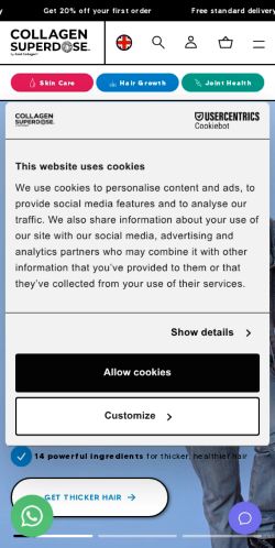 Mobile page screenshot