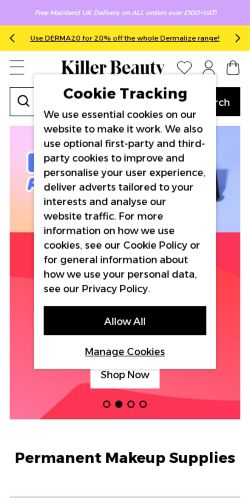 Mobile page screenshot