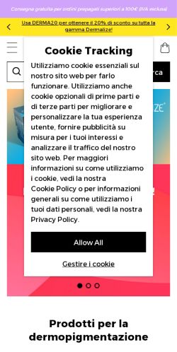 Mobile page screenshot