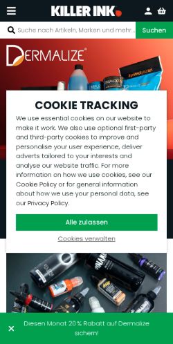 Mobile page screenshot