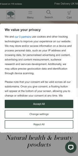 Mobile page screenshot