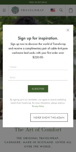 Mobile page screenshot