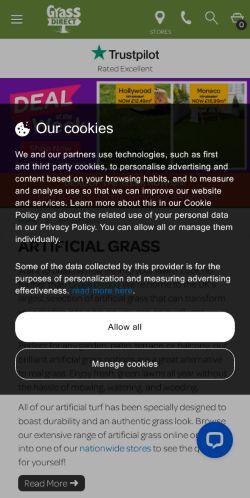 Mobile page screenshot