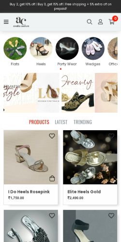 Mobile page screenshot