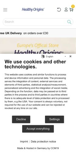 Mobile page screenshot