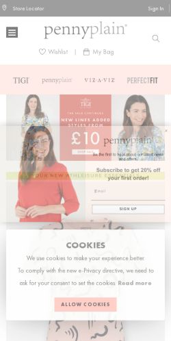 Mobile page screenshot