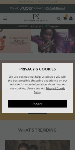 Mobile page screenshot