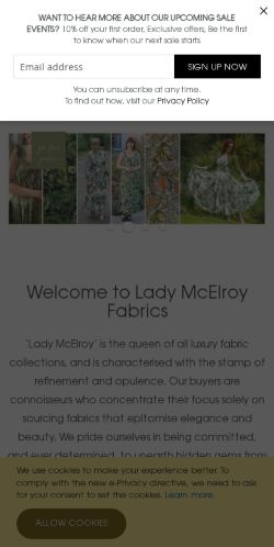 Mobile page screenshot