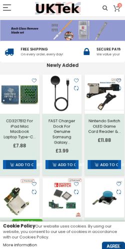 Mobile page screenshot