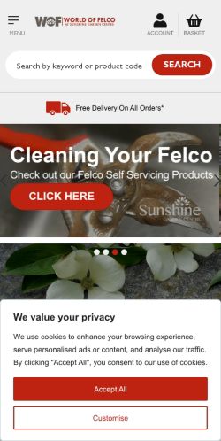 Mobile page screenshot