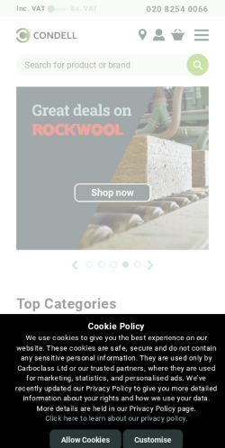 Mobile page screenshot