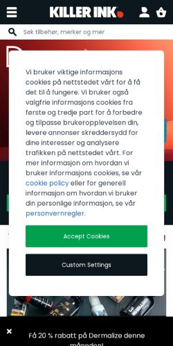 Mobile page screenshot
