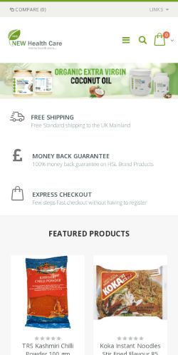 Mobile page screenshot