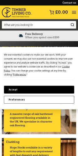 Mobile page screenshot