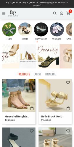Mobile page screenshot