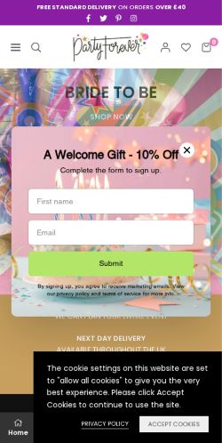 Mobile page screenshot
