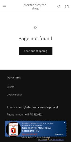 Mobile page screenshot