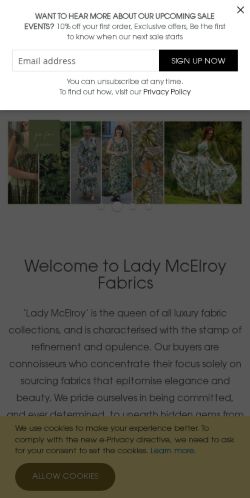 Mobile page screenshot