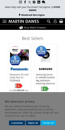 Mobile page screenshot