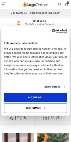 Mobile page screenshot