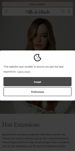 Mobile page screenshot