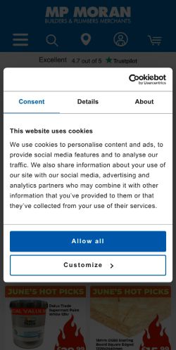 Mobile page screenshot