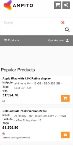 Mobile page screenshot