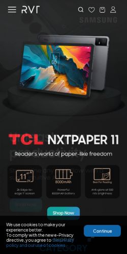 Mobile page screenshot