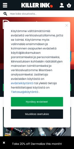 Mobile page screenshot