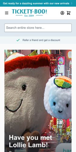 Mobile page screenshot