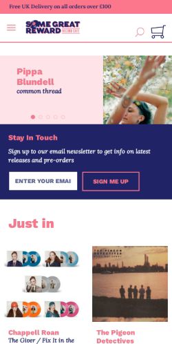 Mobile page screenshot