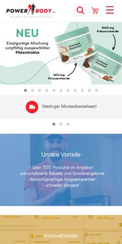 Mobile page screenshot