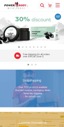 Mobile page screenshot
