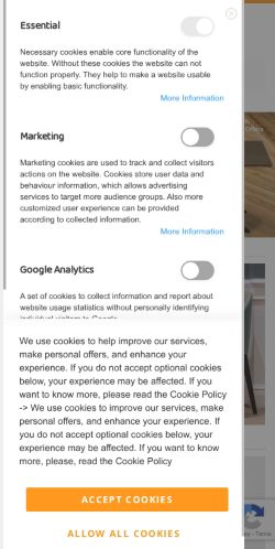 Mobile page screenshot