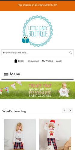 Mobile page screenshot