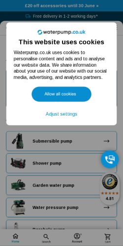 Mobile page screenshot
