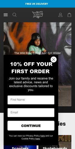 Mobile page screenshot